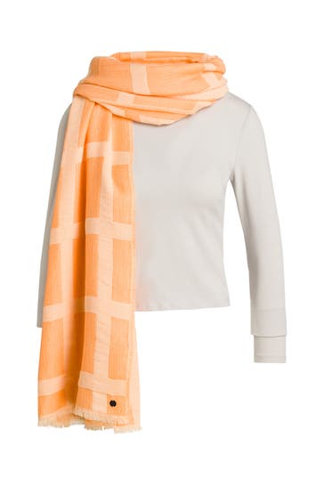 FRAAS Wollmix-Schal pfirsich