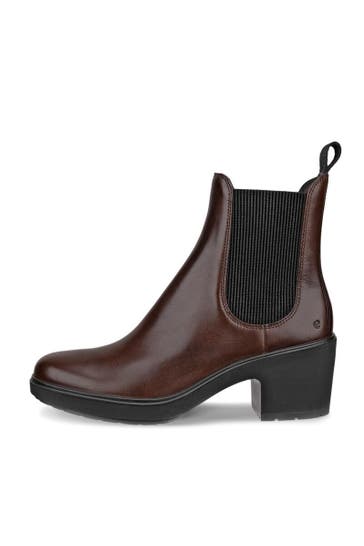 ECCO Chelsea-Boots dunkelbraun