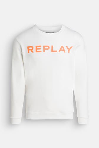 REPLAY Sweatshirt weiß