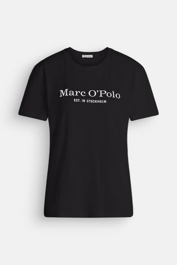 MARC O'POLO Black-and-blue T-Shirt