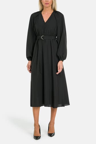 TED BAKER Midikleid 'Comus' schwarz