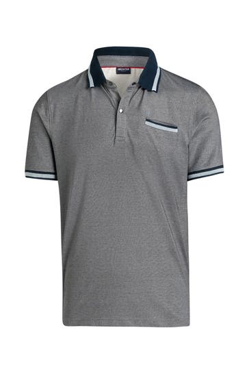 HECHTER Paris Polo-Shirt dunkelgrau