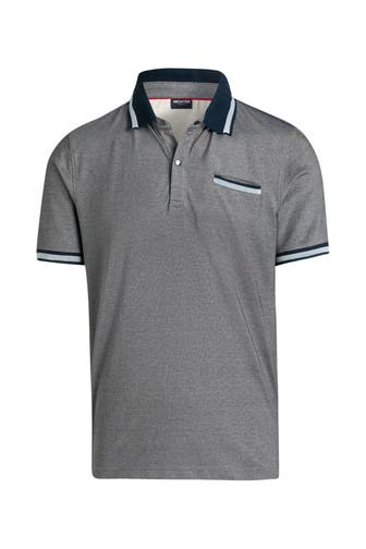 HECHTER Paris Polo-Shirt dunkelgrau