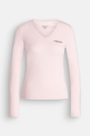 GUESS Longsleeve hellrosa