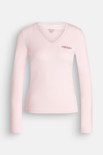 GUESS Longsleeve hellrosa