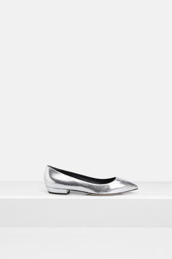 GIUSEPPE ZANOTTI Ballerinas silber