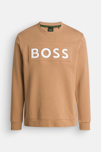 BOSS GREEN Sweatshirt 'Salbo' hellbraun