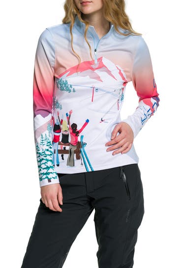 SPYDER Midlayer bunt gemustert