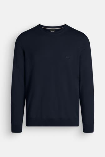 BOSS Wollpullover 'Bagritte' nachtblau