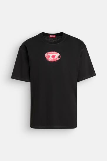 DIESEL T-Shirt schwarz