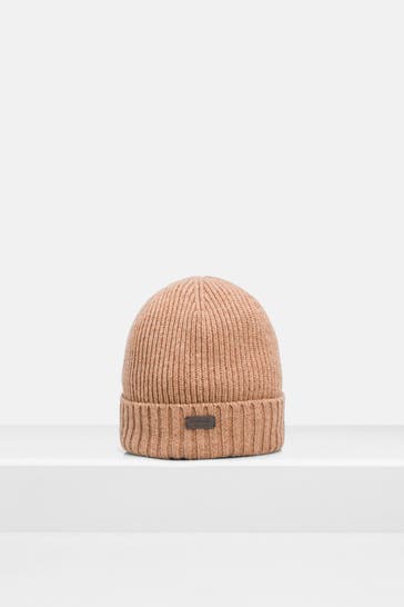 BARBOUR Mütze hellbraun