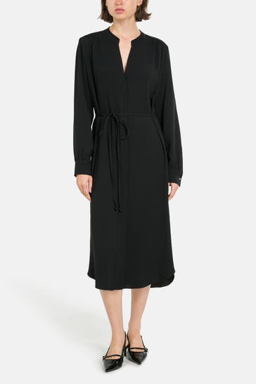 BOSS Blusenkleid 'Dibanorah' schwarz