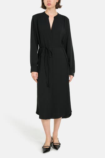 BOSS Blusenkleid 'Dibanorah' schwarz