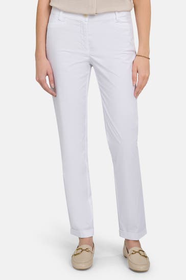 RAFFAELLO ROSSI Stoffhose 'Ute' weiß