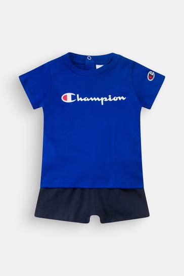 CHAMPION Set: T-Shirt und Shorts
