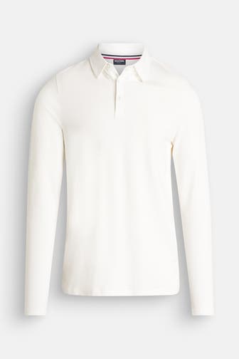 HECHTER Paris Polo-Longsleeve weiß