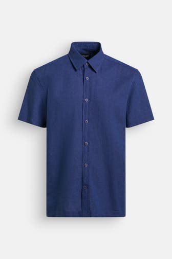 JOOP! Leinenmix-Hemd 'Haris' Loose Fit