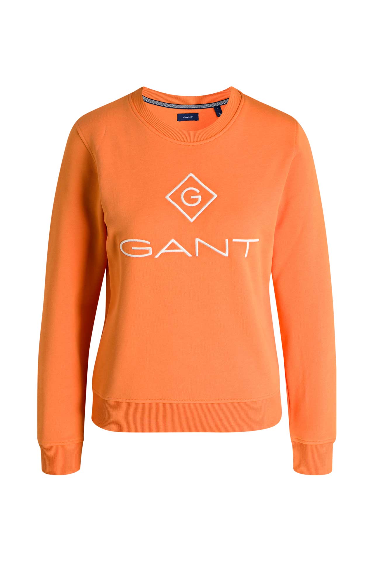 Gant Boys Orange Graphic Hooded Sweatshirt