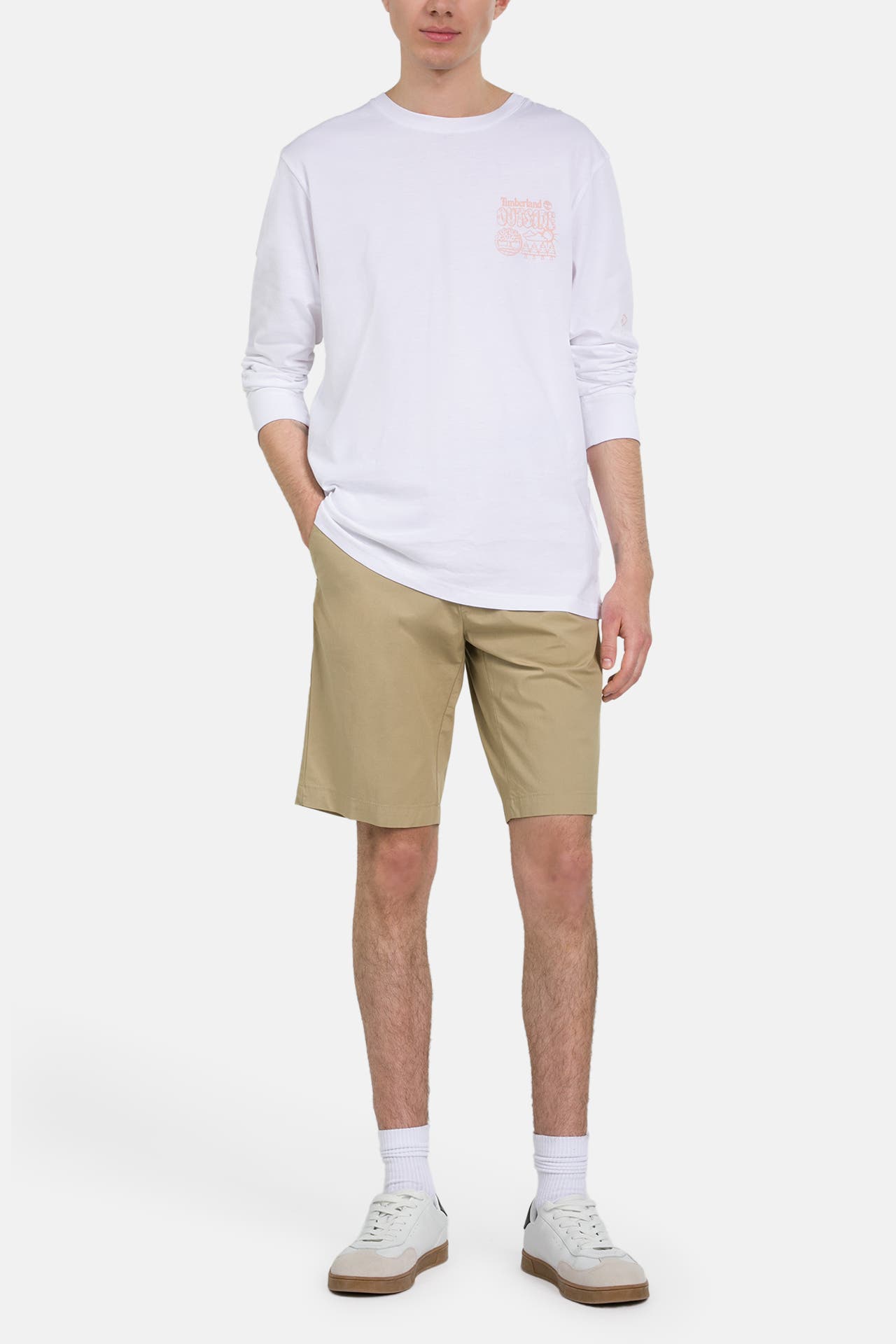 TIMBERLAND Chino-Shorts hellbraun, Bild 1