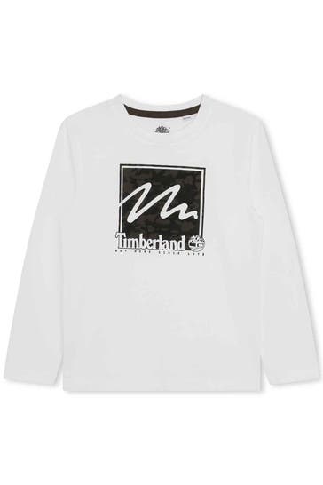 TIMBERLAND Langarmshirt weiß