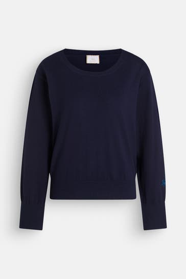 LA MARTINA Strickpullover nachtblau