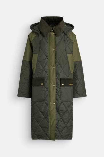 BARBOUR Daunenmantel dunkelgrün