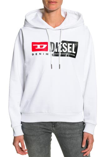 DIESEL Hoodie weiß