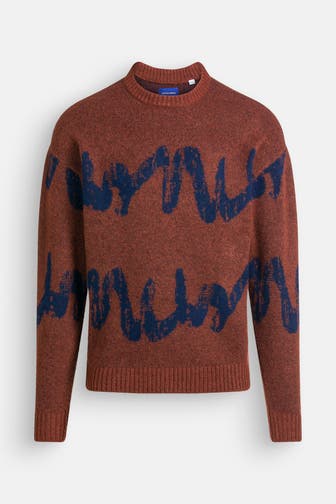 JACK & JONES Pullover braun