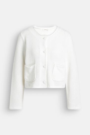 CARTOON Strickjacke wollweiß