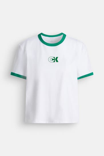 CK JEANS T-Shirt zweifarbig