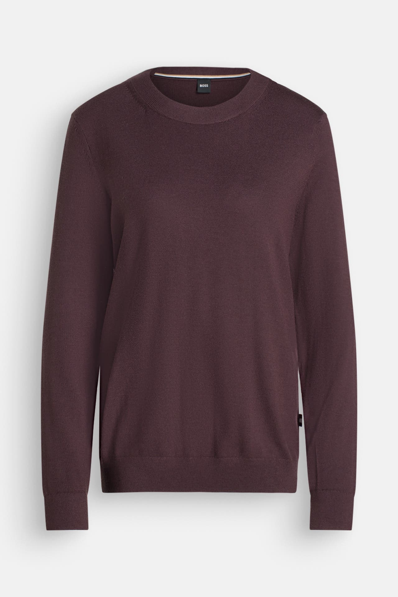 BOSS Wollpullover 'Fegano' aubergine, Bild 1