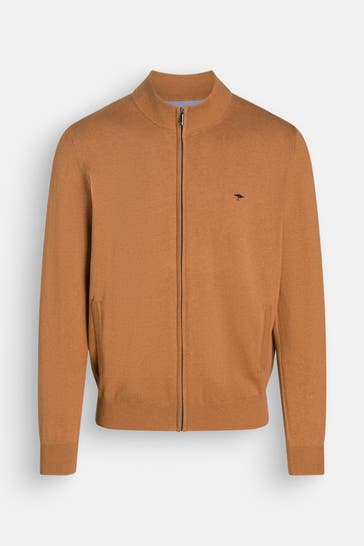 FYNCH-HATTON Strickjacke 'Superfine' camel