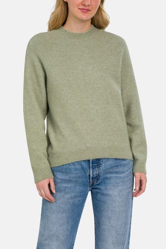 DRYKORN Wollmix-Pullover 'Roane' graugrün