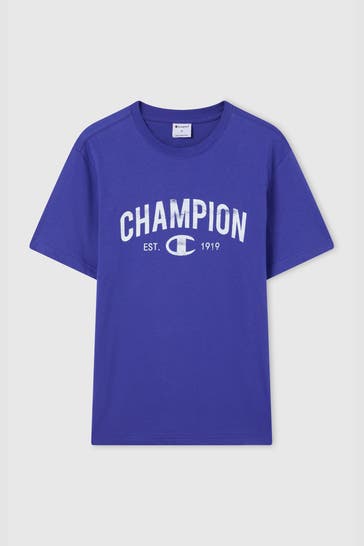 CHAMPION Royal blue T-Shirt