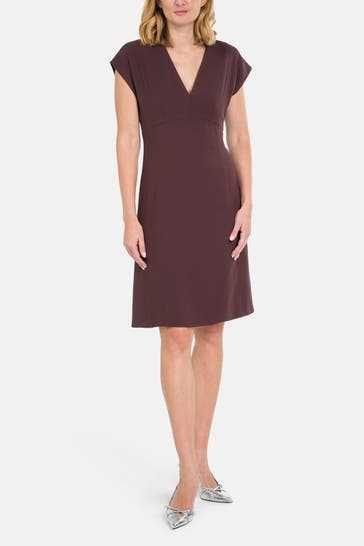 BOSS Kleid 'Debrany' aubergine