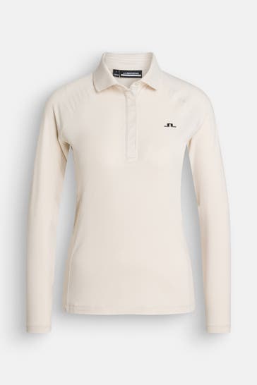 J.LINDEBERG SPORTSWEAR Funktions-Polo sand