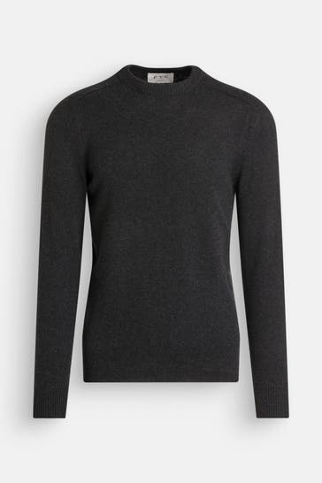 FTC Kaschmir-Pullover dunkelgrau