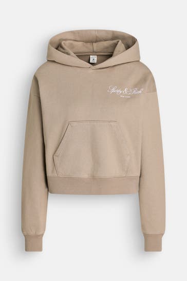 SPORTY & RICH Hoodie hellbraun