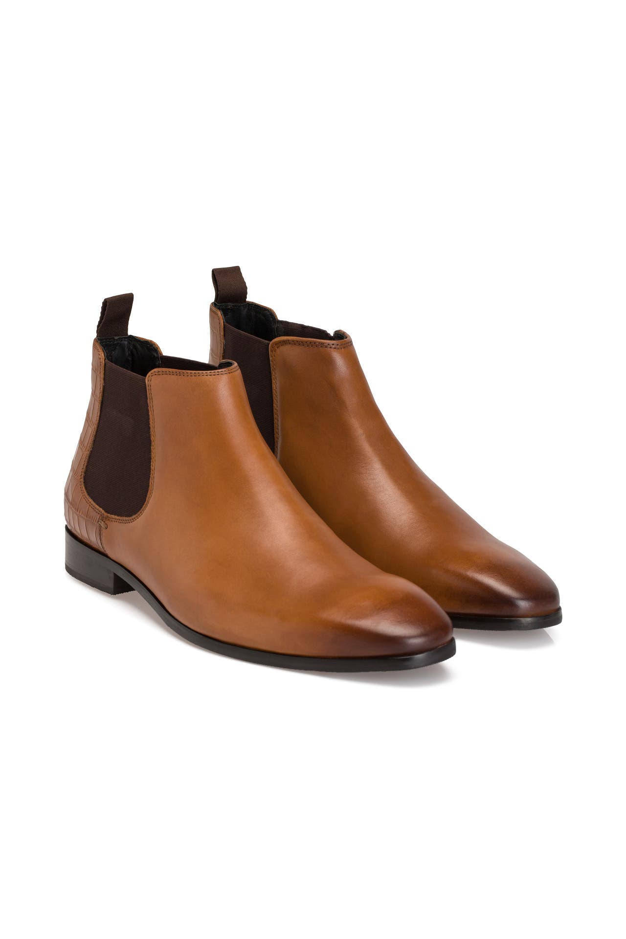 GORDON & BROS Chelsea-Boots 'Rome' cognac, Bild 1