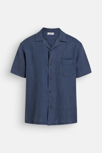 REPLAY Kurzarmhemd navy