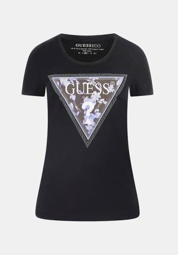 GUESS T-Shirt schwarz