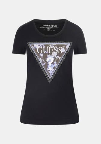 GUESS T-Shirt schwarz