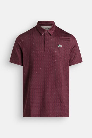 LACOSTE Funktions-Polo gemustert