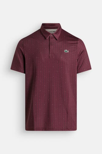 LACOSTE Funktions-Polo gemustert