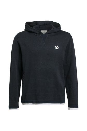 PEPE JEANS Strickhoodie 'Logan' dunkelblau