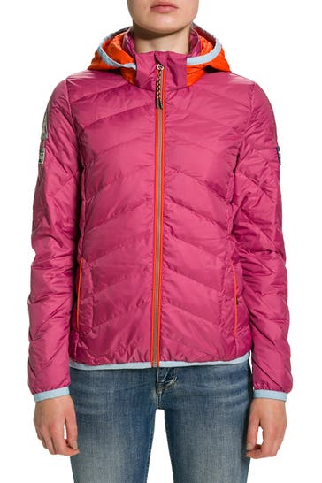 DOLOMITE Light-Daunenjacke dunkelrosa