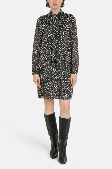 RIANI Minikleid gepunktet