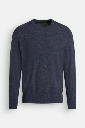 BARBOUR Wollpullover graublau