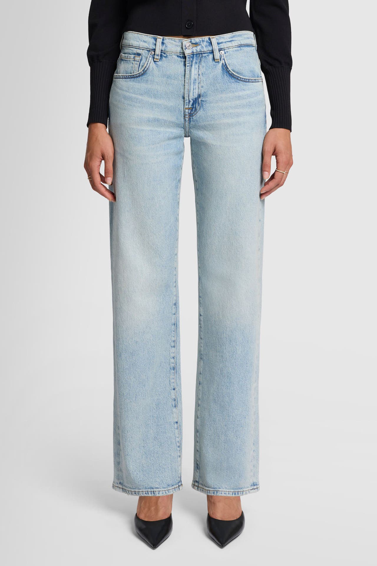 7 FOR ALL MANKIND Jeans 'Tess Sahara' wide, Bild 1
