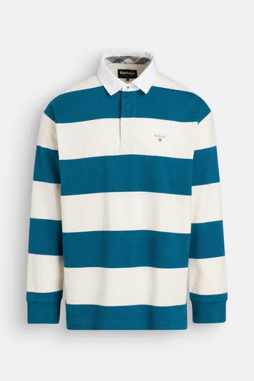 BARBOUR Polo-Longsleeve gestreift